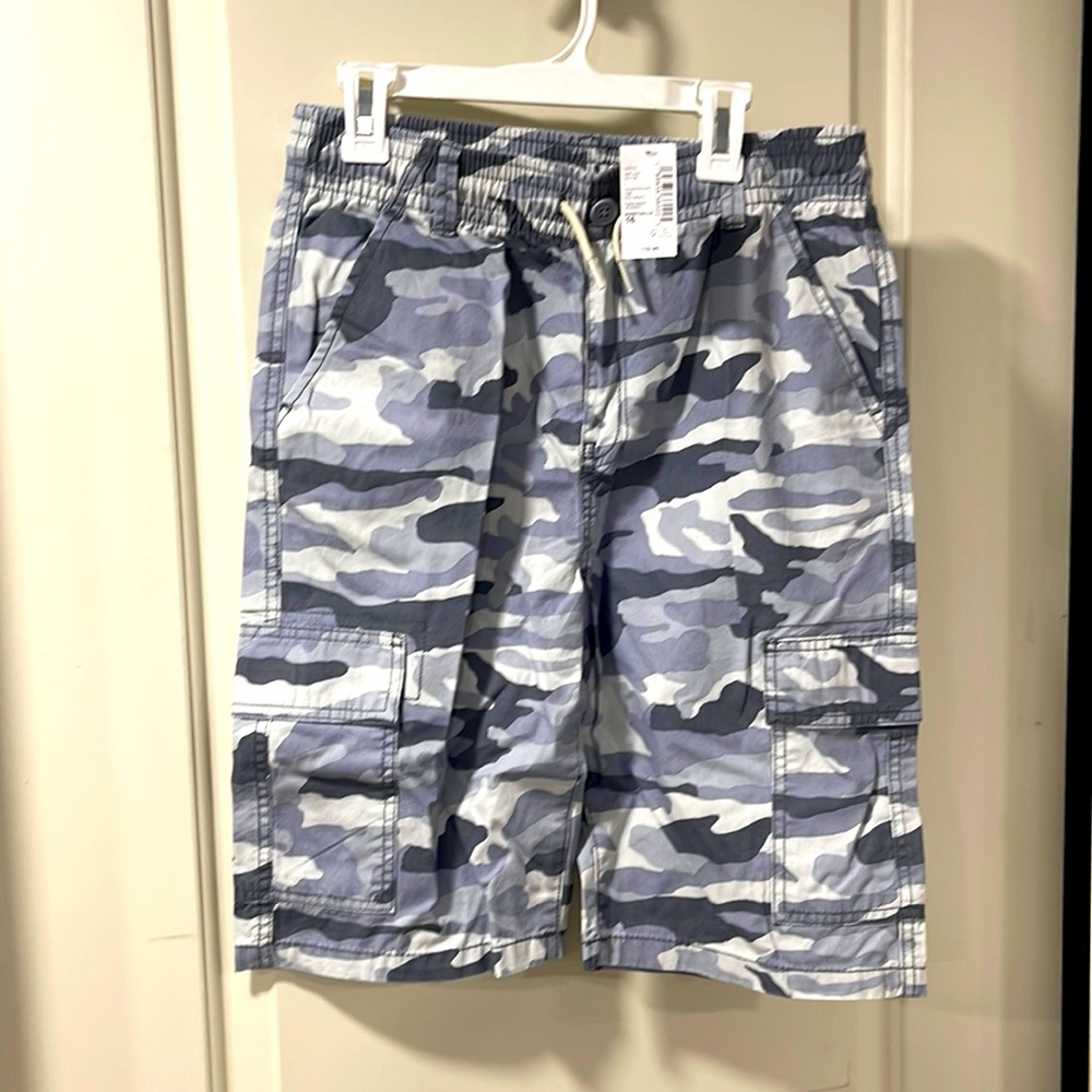 Boys camo cargo shorts